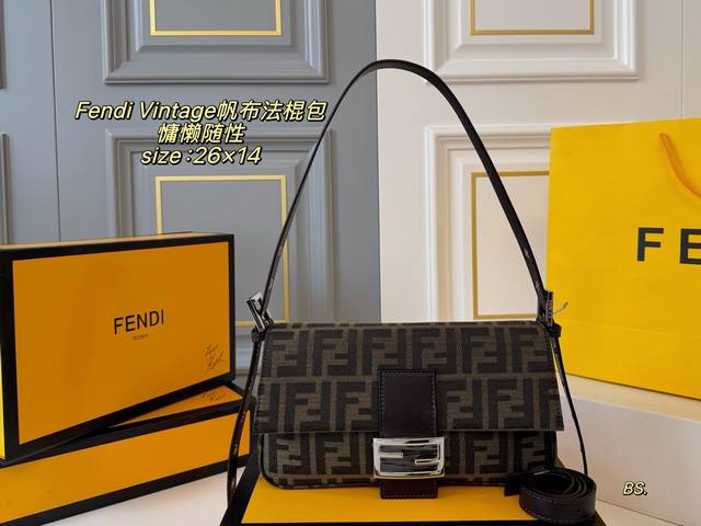 折叠盒 Size:26×14 Fendi芬迪新款Vintage 帆布法棍包 帆布布料 慵懒街头风 自重轻而且容量感人 时尚与实用都兼顾到 出街就是时髦精本精 折叠盒 Size:26×14 Fendi芬迪新款Vintage 帆布法棍包 帆布布料 慵懒街头风 自重轻而且容量感人 时尚与实用都兼顾到 出街就是时髦精本精