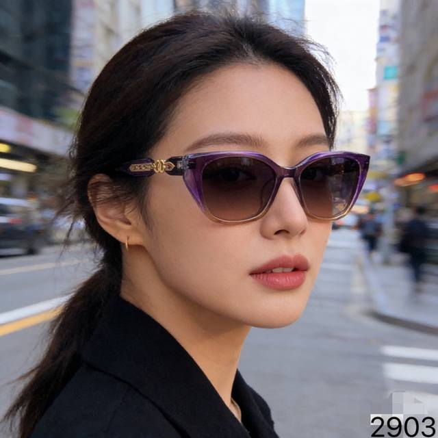 180 Chanel 2026 New Style Sunglasses, Fashionable Street Style, High-End Women's