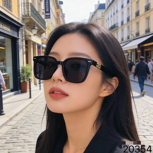 190 Chanel* European and American style square large frame high-end sunglasses f