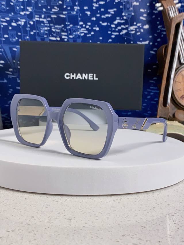Chanel香奈儿 2026新款高级感偏光墨镜女士大框方形太阳镜防紫外线