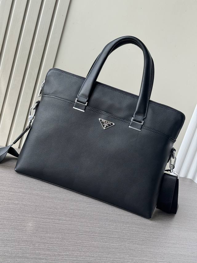 Top-tier boutique quality, high-end and highly sought-after 2026 Prada briefcase