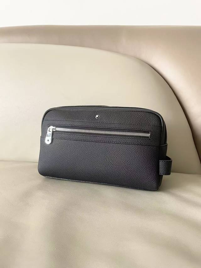 Montblanc's latest luxury original combination lock men's square clutch bag, mad