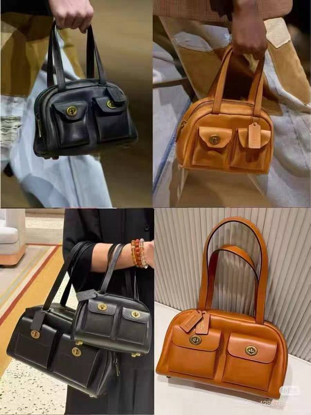Coach 蔻驰Ccc54新品秀款Twin poet，9月新品秋冬秀款 尺寸宽32 高34含手挽立起 厚14