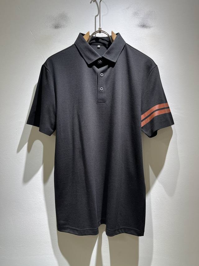 Ermenegildo Zeg*A杰*亚 2026春夏新品男士休闲polo短袖，外贸公司订单！是杰尼亚经典的专有织物之一！ 袖子Logo图案压胶设计！定制原版珠