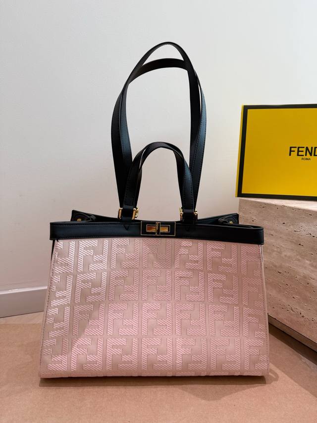 Original embroidered Fendi Peekaboo bag. To commemorate Fendi's 88th anniversary Original embroidered Fendi Peekaboo bag. To commemorate Fendi's 88th anniversary