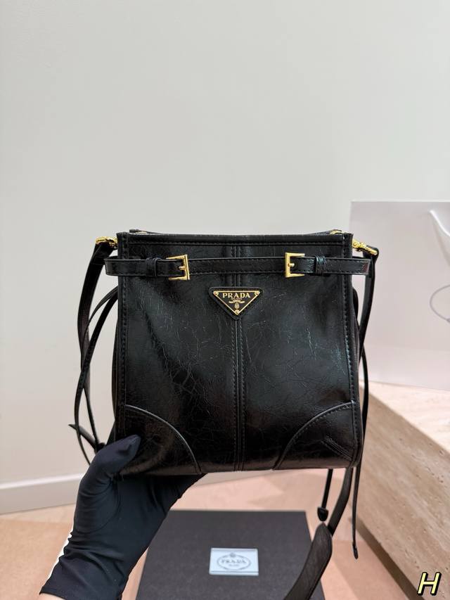 Prada Soft Lux Crossbody Bag (with box) This bag continues the brand's signature Prada Soft Lux Crossbody Bag (with box) This bag continues the brand's signature