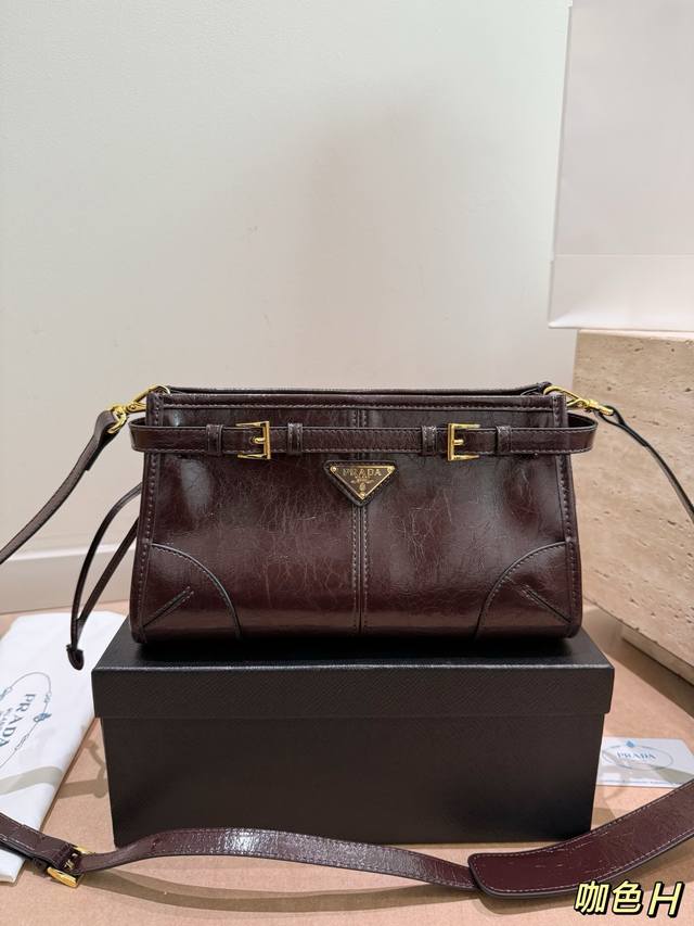 Prada Soft Lux Crossbody Bag (with box) This bag continues the brand's signature Prada Soft Lux Crossbody Bag (with box) This bag continues the brand's signature