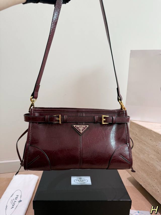Prada Soft Lux Crossbody Bag (with box) This bag continues the brand's signature Prada Soft Lux Crossbody Bag (with box) This bag continues the brand's signature