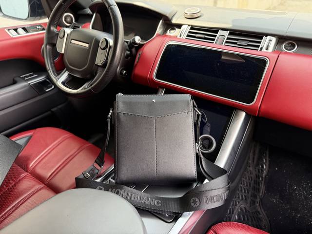 High-end new "Montblanc" shoulder bag, Montblanc calfskin shoulder/crossbody bag