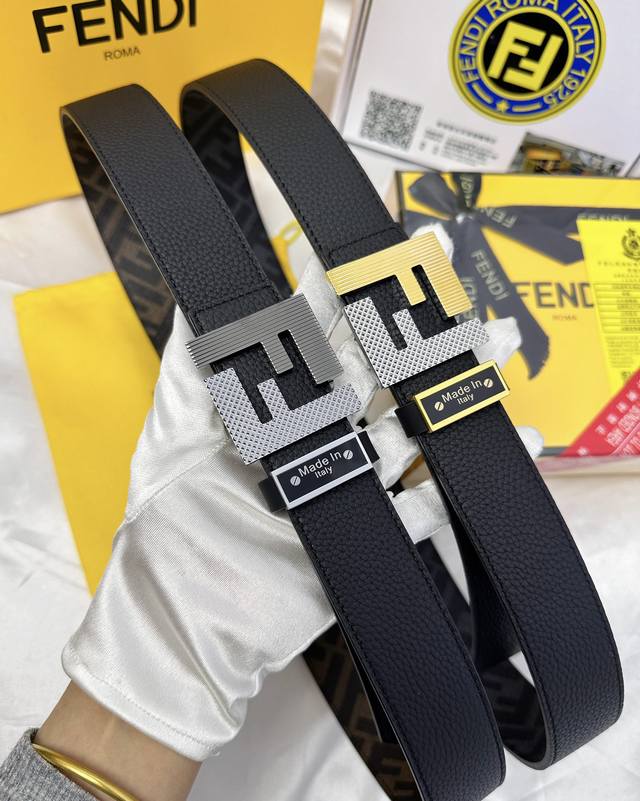 Belt: Fendi. Top-tier original replica. Belt: 100% top-grain cowhide, guaranteed