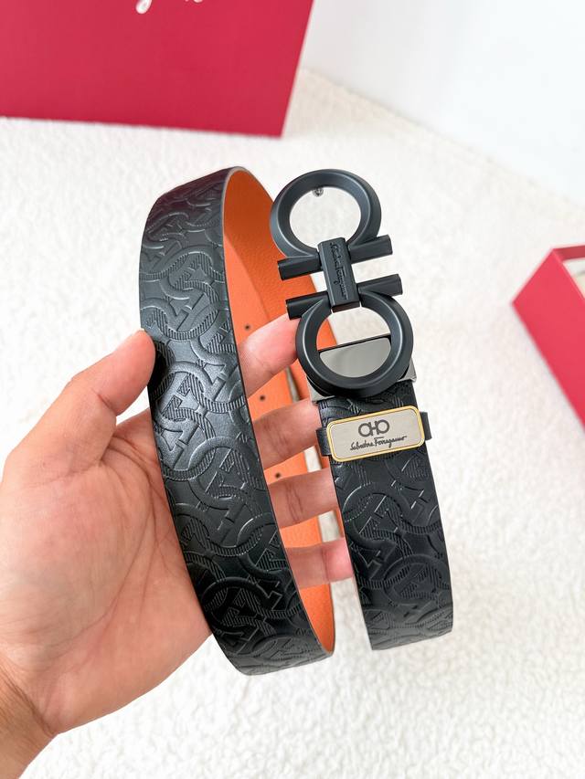 Product Name: Ferragamo Belt, Original Single Belt Model: Hook, Classic Buckle M