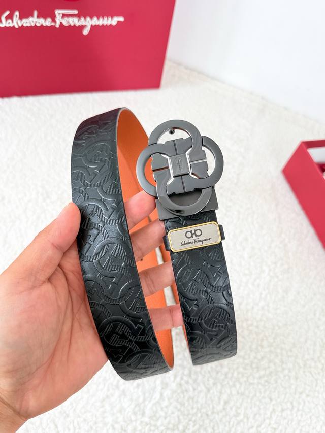 Product Name: Ferragamo Belt, Original Single Belt Model: Hook, Classic Buckle M