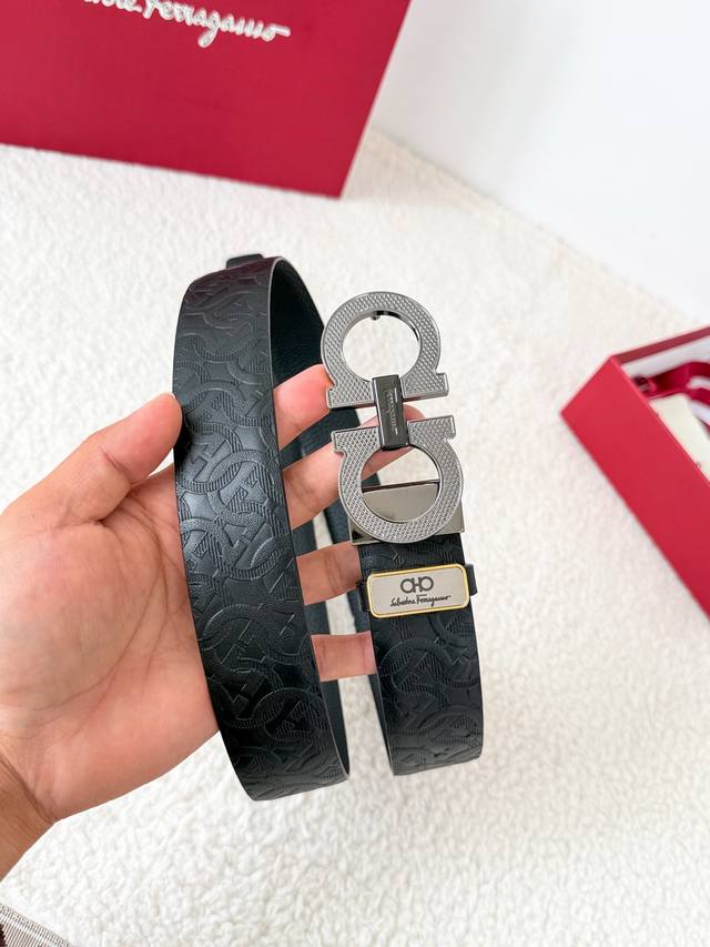 Product Name: Ferragamo Belt, Original Single Belt Model: Hook, Classic Buckle M