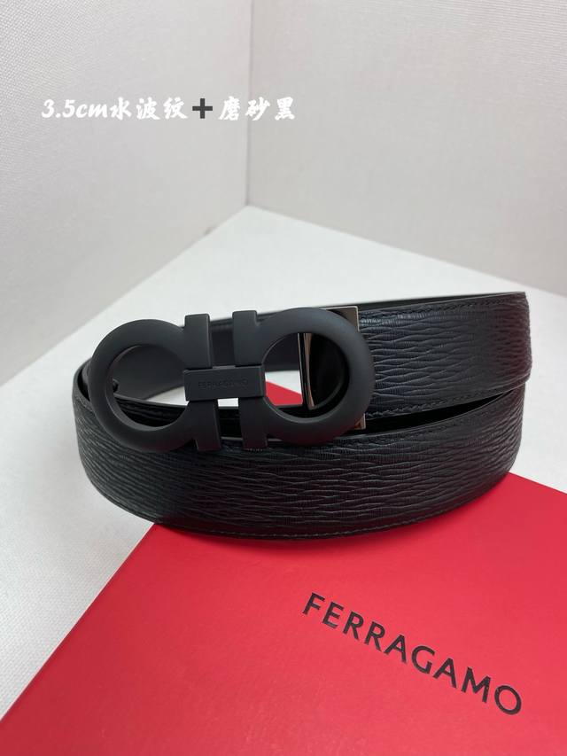 170--Nfc-F3.5Cm Premium Custom Men's Leather Belt, Double-sided Imported Cowhide