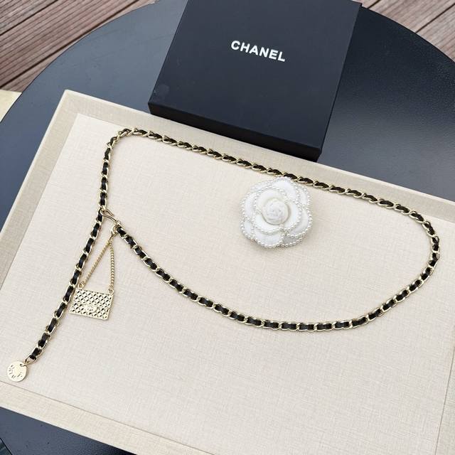 200Chanel 香奈儿腰链、纯铜手工编织牛皮腰链、经典优雅、时尚百搭,长度:均码, 200Chanel 香奈儿腰链、纯铜手工编织牛皮腰链、经典优雅、时尚百搭,长度:均码,