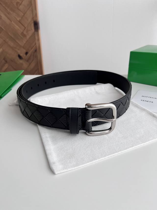 250--Bv 2026 Newest Men's Braided Belt, Handmade Intreccio Large Grid Braided Be 250--Bv 2026 Newest Men's Braided Belt, Handmade Intreccio Large Grid Braided Be