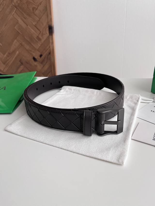 250--Bv 2026 New Watch Men's Belt, Handmade Large Grid Intreccio Woven Italian N 250--Bv 2026 New Watch Men's Belt, Handmade Large Grid Intreccio Woven Italian N