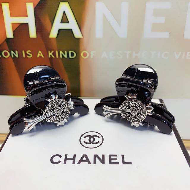 Chrome Hearts Hair Clip Trendy Mini Claw Clip, Elegant and Versatile Everyday Es