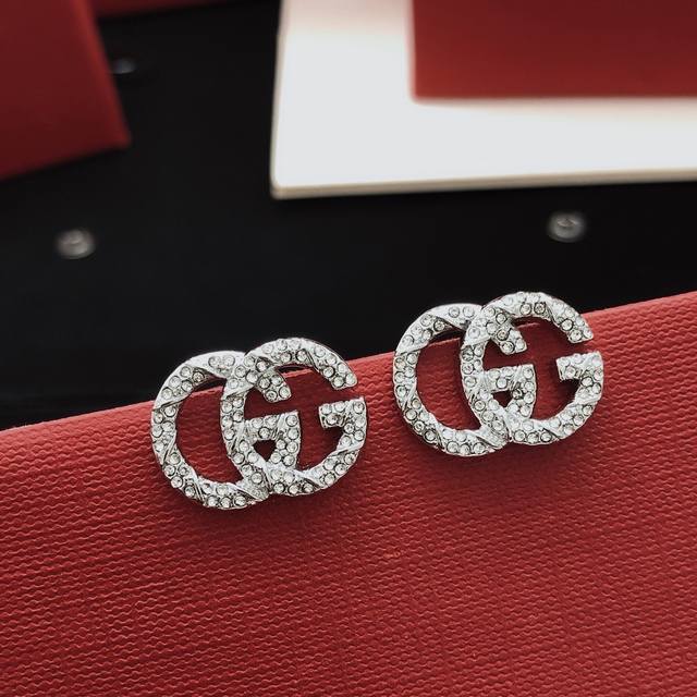 ID2993555Fff, Product Number Ged0057, Gucc* Latest Silver Mini Twisted Earrings,