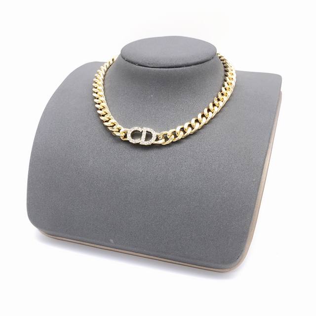 ID2993720Fff, Item No. Dxl0253, Dio* Latest Cd Diamond Necklace, Batch Z, Brass