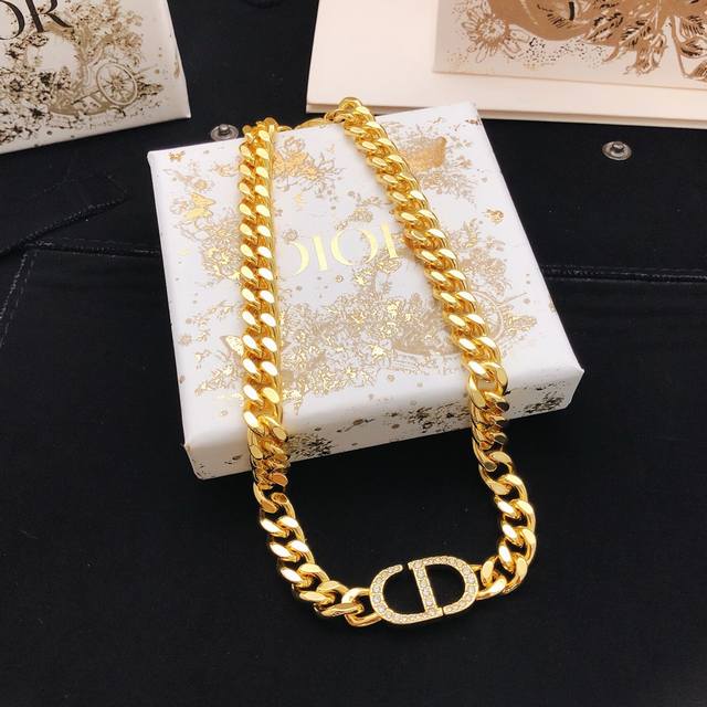ID2993722Fff, Item No. Dxl0156, Dio* Latest Cd Diamond Necklace, Batch Z, Brass