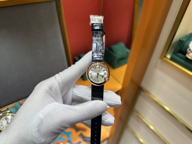 520Dr告白气球 原装瑞士石英机芯 美洲黑色鳄鱼皮皮带