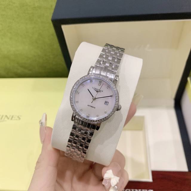 980 Longines Elegant Collection: Diamond Ladies' Watch. The Longines Elegant Col