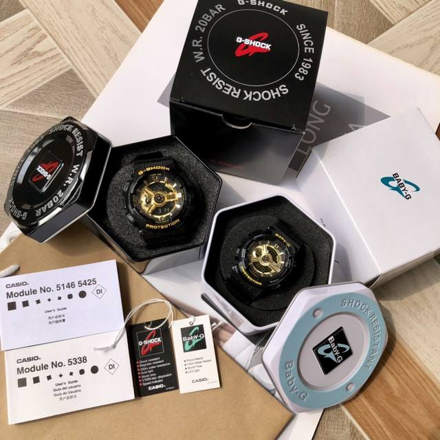 230卡西欧情侣款美美哒，卡西欧侣情款式！男外款径52尺寸。女款43尺寸 卡西热欧卖款Ga-110 原抬单手灯卡西欧G-Shock--经典震防表盘设计原单货现秒