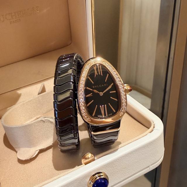 850 Diamonds 700 Exclusive Real Shot of Bulgari Serpenti Spiga Ceramic Snakehead 850 Diamonds 700 Exclusive Real Shot of Bulgari Serpenti Spiga Ceramic Snakehead