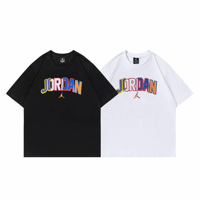 290# Jordan short-sleeved T-shirt, black/white, M-Xxl, P50,
