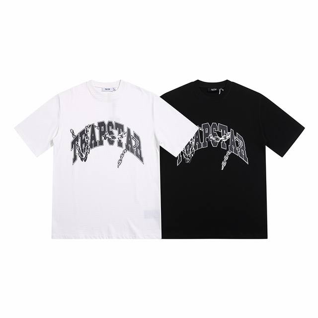 Yh603# P70 Trapstar 280g Heavyweight Double Yarn Pure Cotton Loose Short-Sleeve Yh603# P70 Trapstar 280g Heavyweight Double Yarn Pure Cotton Loose Short-Sleeve