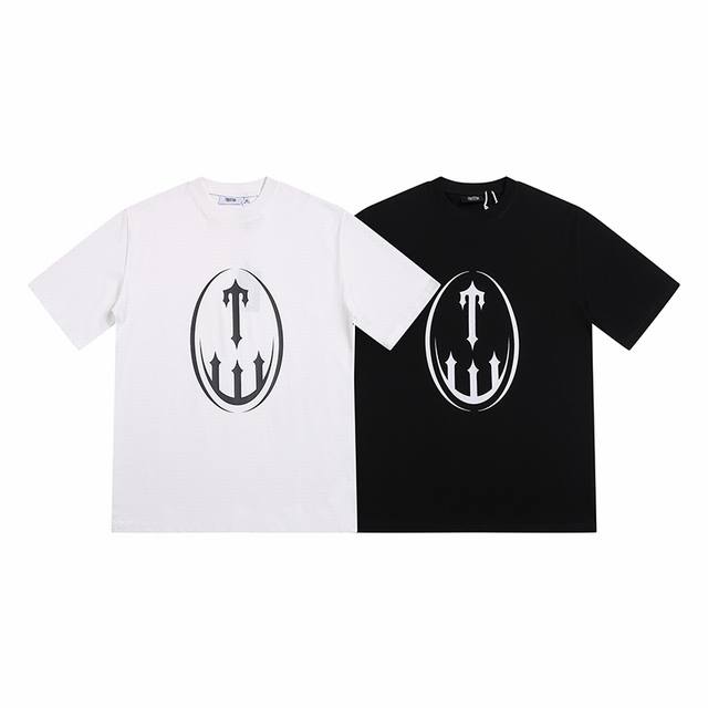 Yh601# P70Trapstar 280g Heavyweight Double Yarn Pure Cotton Loose Short-Sleeve T Yh601# P70Trapstar 280g Heavyweight Double Yarn Pure Cotton Loose Short-Sleeve T