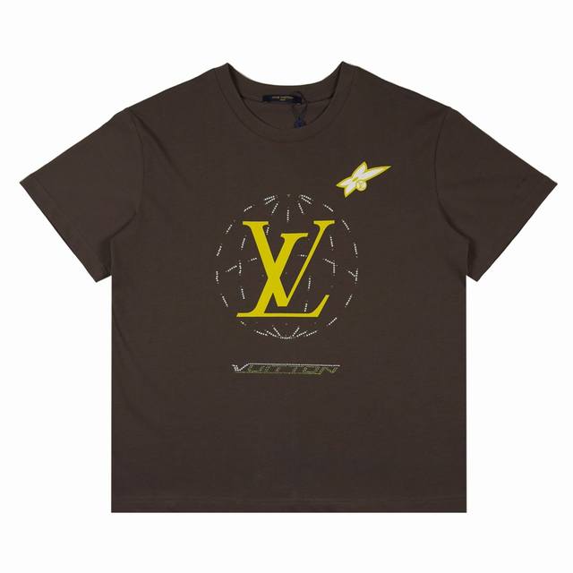 1V 25春夏款 烫钻地球仪短袖 码数Xs-L P110
