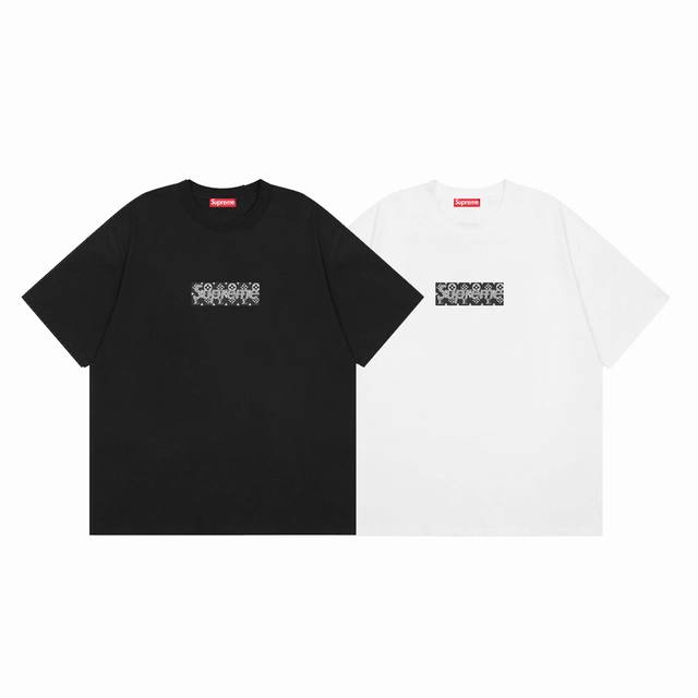 Supreme X Louis Vuitton Collaboration Short-Sleeve T-Shirt Colors: White, Black