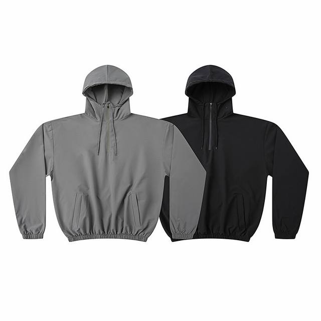 Y84# P140 Yeezy Kanye Sunscreen Half-zip Hooded Windbreaker Sizes: 1, 2, 3 Color Y84# P140 Yeezy Kanye Sunscreen Half-zip Hooded Windbreaker Sizes: 1, 2, 3 Color