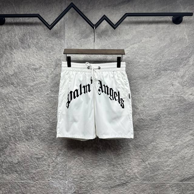 P120 Palm Angel 2026 New Style Printed Letter Logo Couple Beach Shorts High Vers