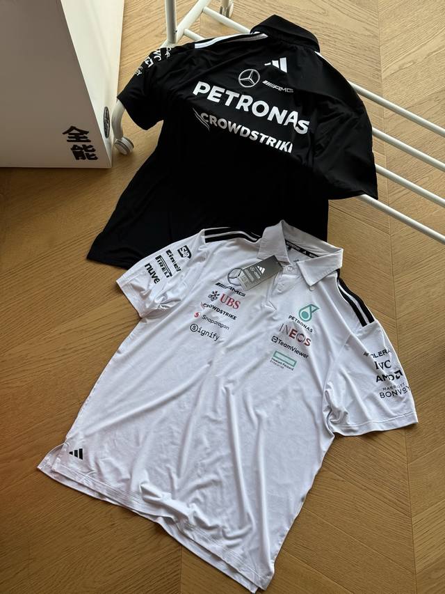 Supplying 140 Adidas Mercedes Amg Petronas Formula 1 Team Polo Shirts. Mercedes