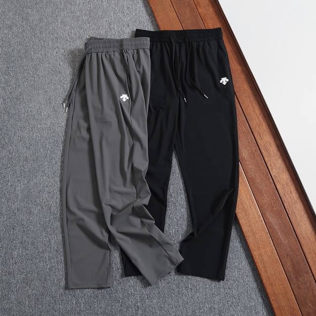 Radar New Arrival P90 Descente Solid Color Logo Elastic Waist Casual Sports Pant