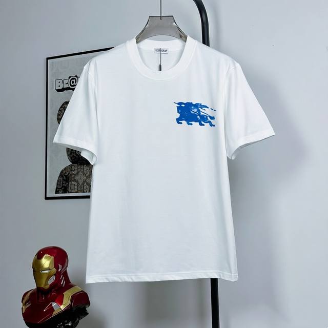 P90 Style No.: Mk22 Burberry 25Ss Phantom Rider Horse Print Short-Sleeve T-Shirt P90 Style No.: Mk22 Burberry 25Ss Phantom Rider Horse Print Short-Sleeve T-Shirt