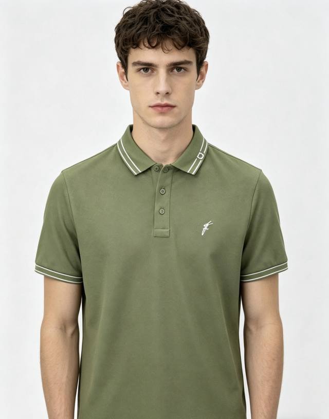 270 Ferragamo 26Ss Premium Men's Business Casual Piqu