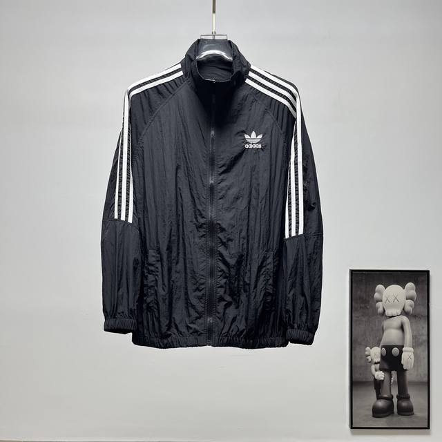 Terminal supply 200 AdidasAdidas Originals 9398# Stand Collar Skin Jacket Size:
