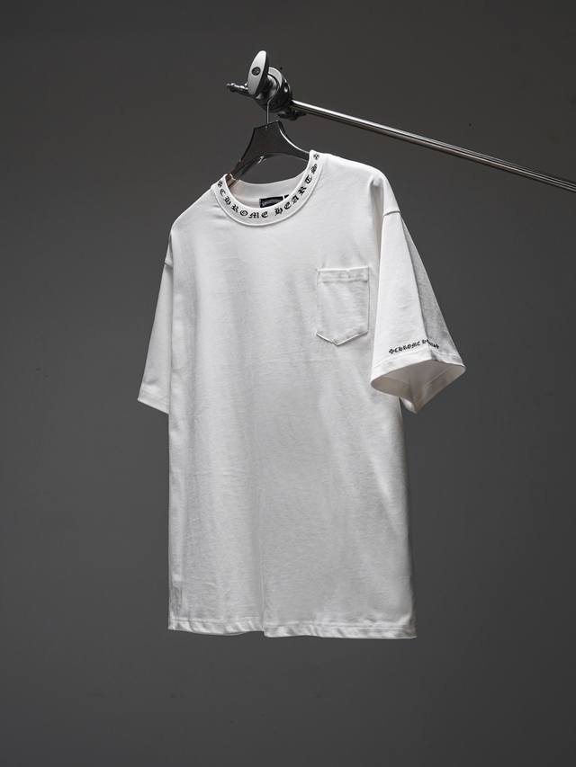 100 Style No. Sl451 Chrome Hearts collar, Sanskrit pocket, letter logo print, ro