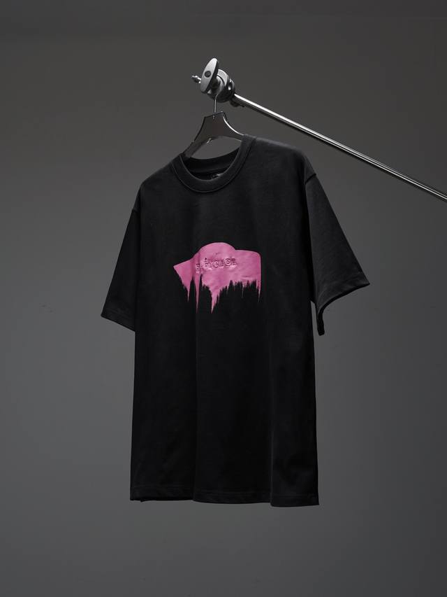 100 Style No. Sl447 Balenciaga Paris 3M splatter print letter embroidery crew ne