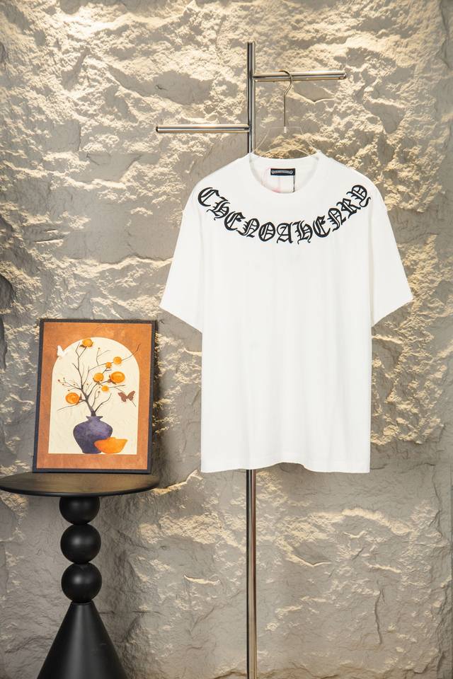 Style Number: Y90 P110 Chrome Hearts 26Ss New Short-Sleeve Distressed Crew Neck Style Number: Y90 P110 Chrome Hearts 26Ss New Short-Sleeve Distressed Crew Neck