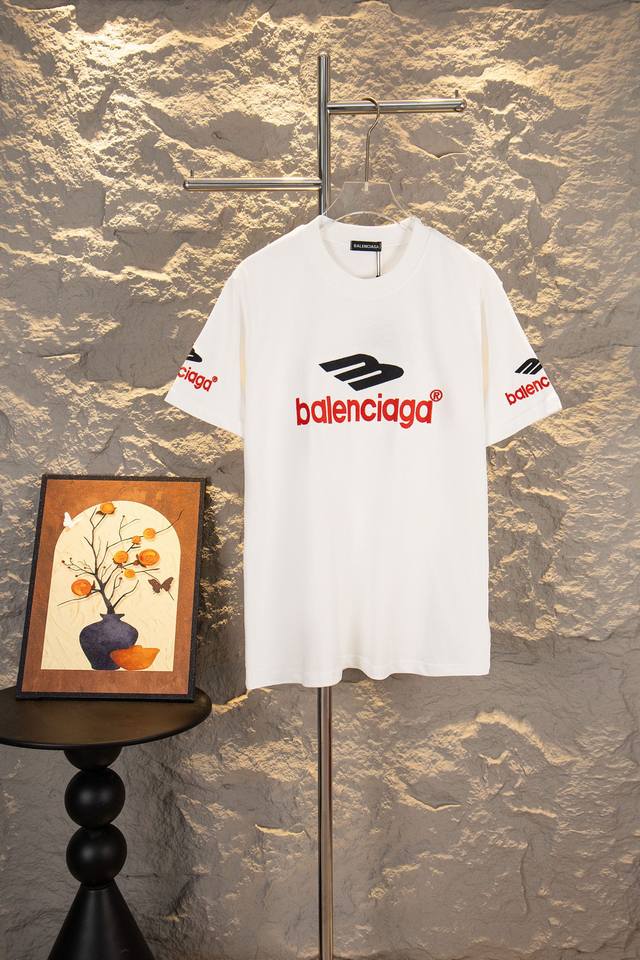 Style No.: Y25 P90 Top-tier Balenciaga 23Ss 3M Embroidered Letter Washed Short-S