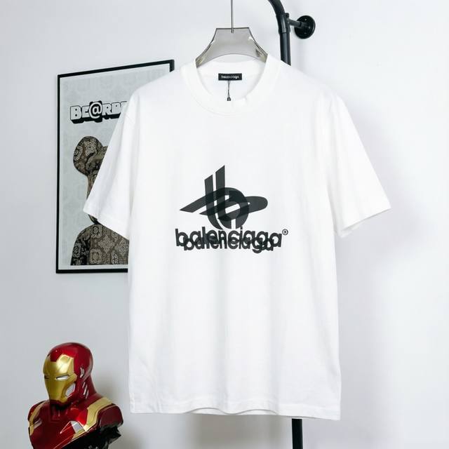 P90 High Version Style No.: Mk19 Balenciaga Double Print Short-Sleeve T-Shirt Cr P90 High Version Style No.: Mk19 Balenciaga Double Print Short-Sleeve T-Shirt Cr