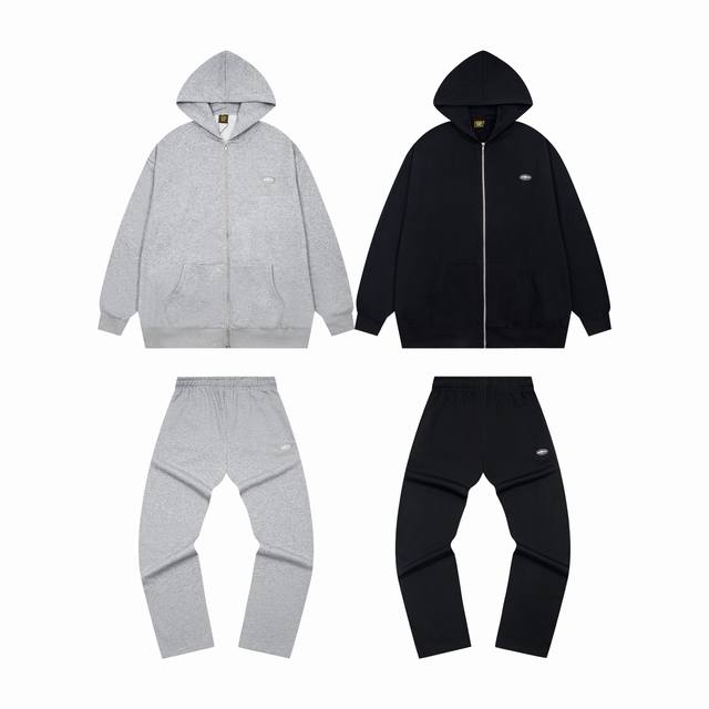 C133# New Corteiz Alcatraz Embroidered Pattern 380G Pure Cotton Oversized Sweats