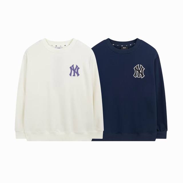P90 Korean Mlb Autumn/Winter New Unisex Crew Neck Sweatshirt with Printed Terry P90 Korean Mlb Autumn/Winter New Unisex Crew Neck Sweatshirt with Printed Terry