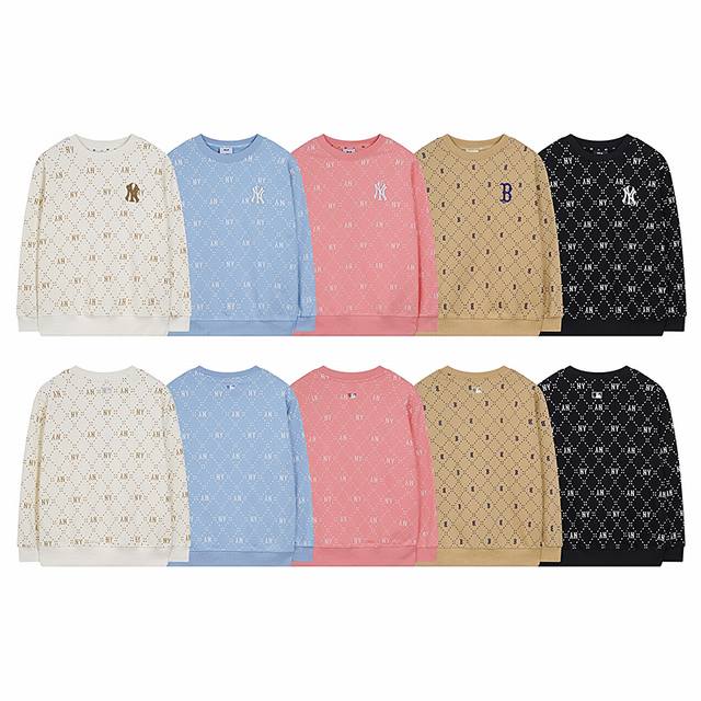 P90Mlb Unisex Couple Diamond Monogram Series Sporty Casual Autumn/Winter New Ter P90Mlb Unisex Couple Diamond Monogram Series Sporty Casual Autumn/Winter New Ter