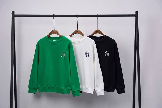 P90 Korean Mlb Autumn/Winter New Unisex Crew Neck Sweatshirt with Embroidered Pr P90 Korean Mlb Autumn/Winter New Unisex Crew Neck Sweatshirt with Embroidered Pr